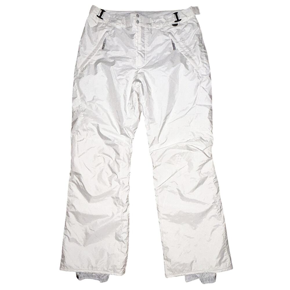 Columbia Insulated Omni-Tech White Ski Snow Pants Women's Large
